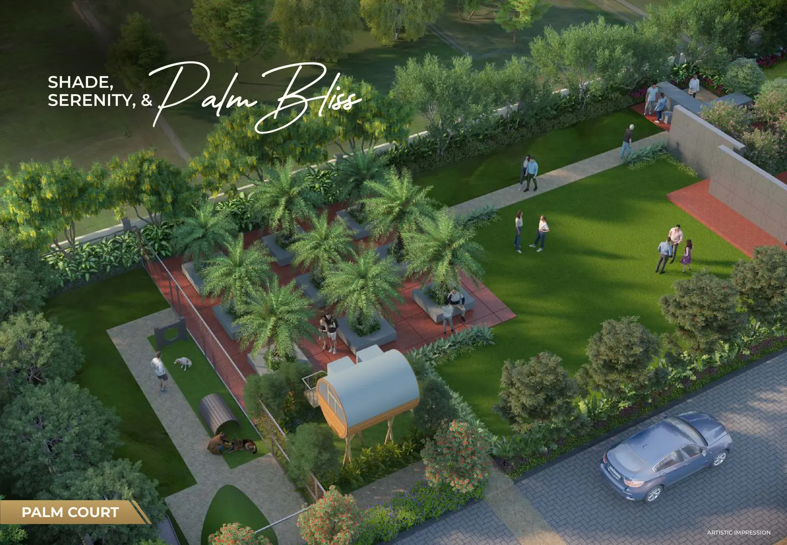 Palm court – shade, serenity and palm bliss