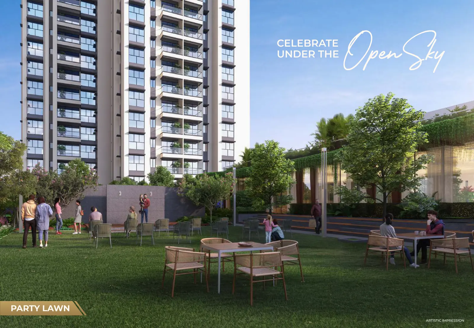 Party lawn – celebrate under the open sky