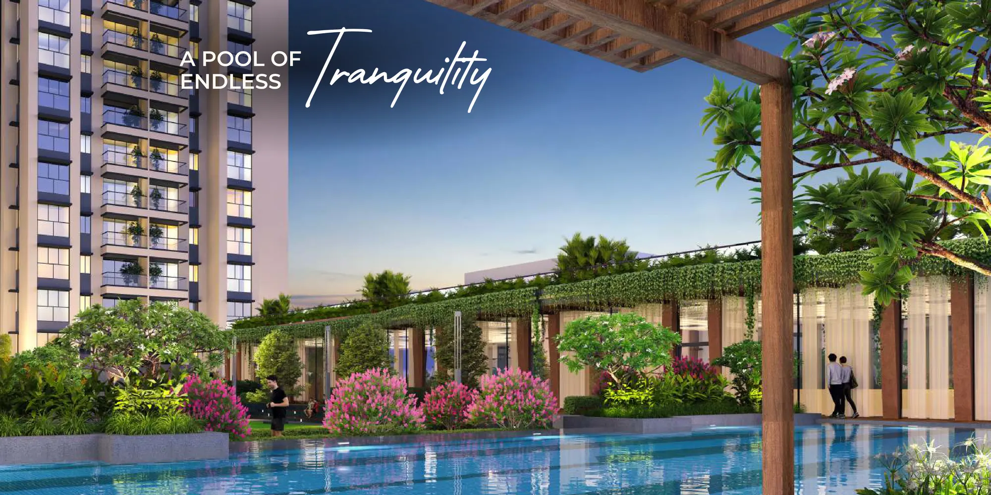 Infinity pool at Prissa Pratham Wakad